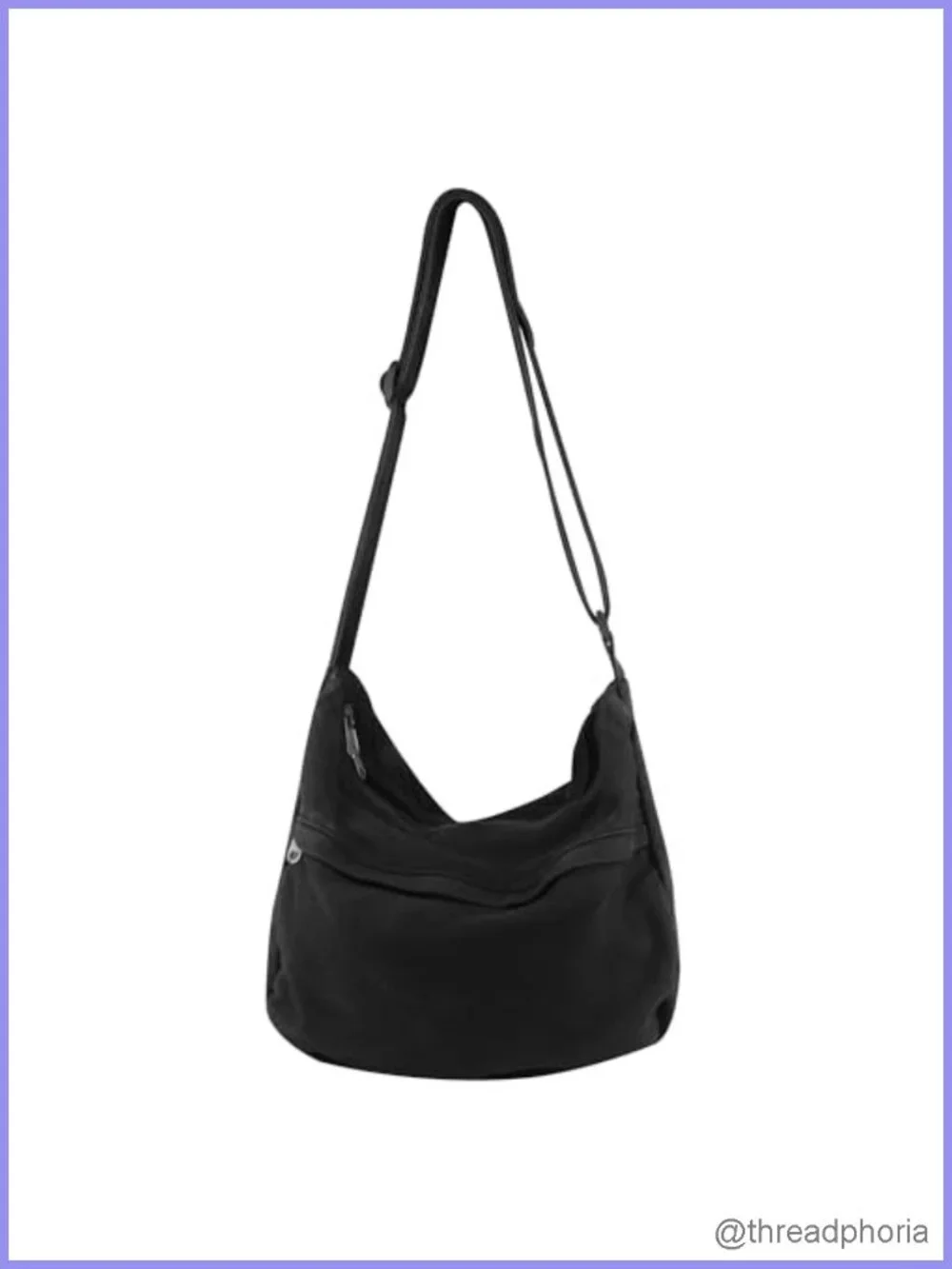Canvas Hobo Crossbody Bag Messenger Shoulder Tote Handbag